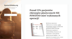Desktop Screenshot of dysmorfofobia.org